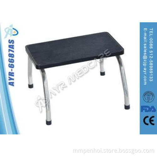 Hosptial Bed Accessories Stainless Steel Single Foot Step W